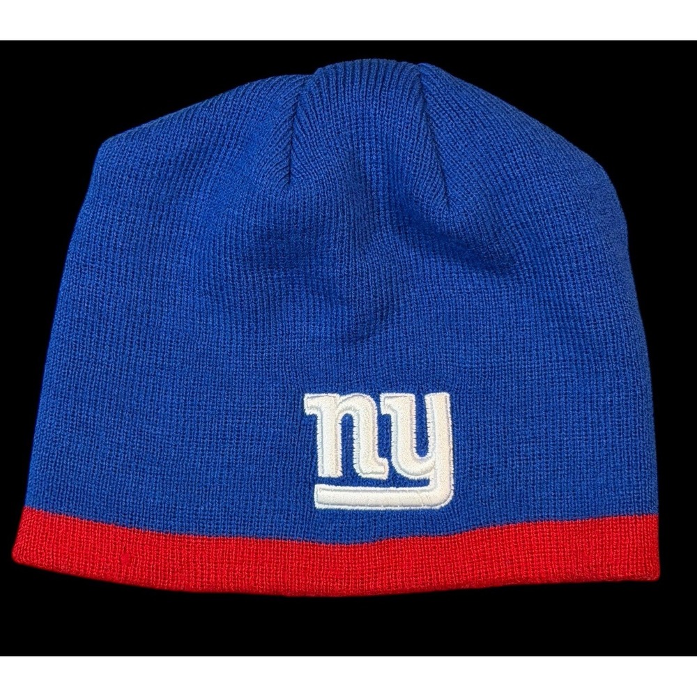 NFL NY New York Giants Youth Size 8-20 Beanie Logo Knit Skull Cap Hat Reebok